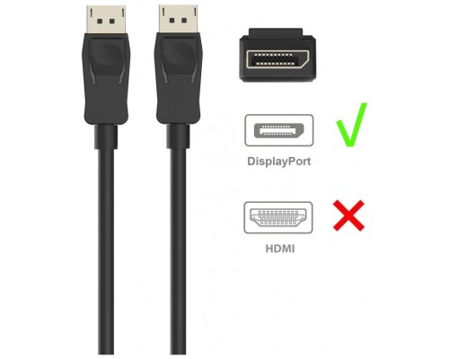 CABLE DISPLAYPORT EWENT EC1410 DP/M-DP/M V1.2 1M NEGRO