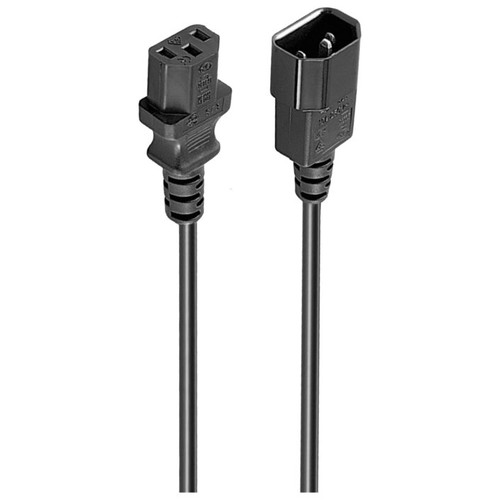 Ewent Cable alimentación VDE C14-C13, M/F, 1.80 m-IA60 Ewent Cable alimentación VDE C14-C13, M/F, 1.80 m