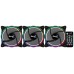 PACK 3 VENTILADORES AEROCOOL ECLIPSE ARGB 120MM AN