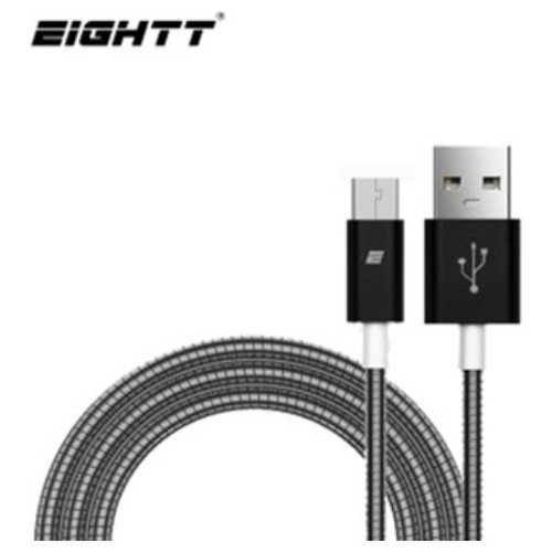 Eightt - Cable USB a MicroUSB 1.0M - Trenzado de Nylon-HO62 Eightt - Cable USB a MicroUSB 1.0M - Trenzado de Nylon