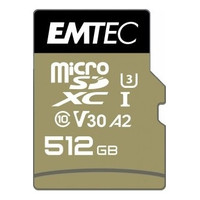 MEMORIA SD MICRO 512GB EMTEC SPEEDIN PRO 100MB/S SD +-SX20 MEMORIA SD MICRO 512GB EMTEC SPEEDIN PRO 100MB/S SD +
