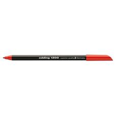 edding Rotulador 1200 - Punta 1 mm - Color rojo