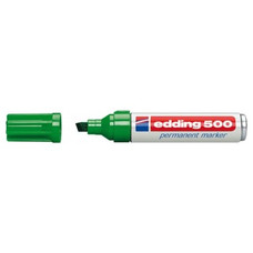 EDDING Marcador permanente 500 punta biselada trazo 2-7mm verde-IR41 EDDING Marcador permanente 500 punta biselada trazo 2-7mm verde