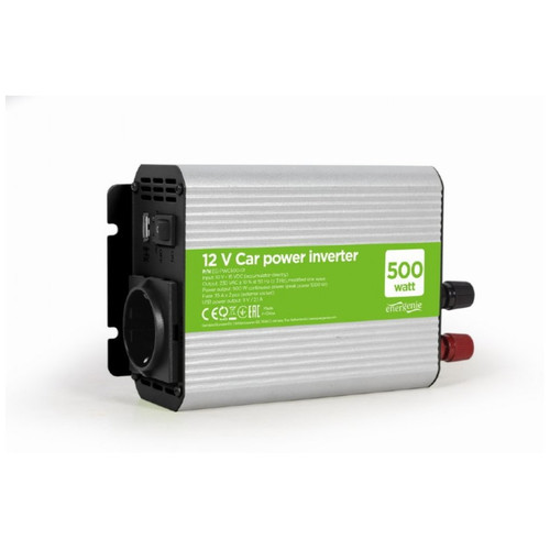 INVERSOR DE CORRIENTE GEMBIRD PARA COCHE DE 12V 500W-SX99 INVERSOR DE CORRIENTE GEMBIRD PARA COCHE DE 12V 500W