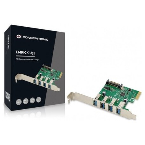 CONTROLADORA PCIe CONCEPTRONIC EMRICK02G PCIe 4-SX20 CONTROLADORA PCIe CONCEPTRONIC EMRICK02G PCIe 4