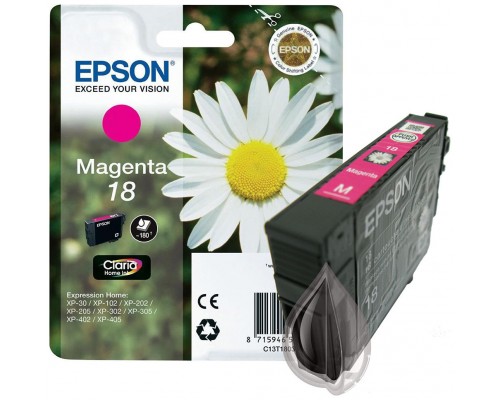 TINTA EPSON C13T18034012 Nº 18 MAGENTA