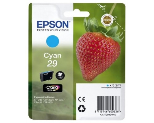 TINTA EPSON C13T29824012 Nº 29 CIAN