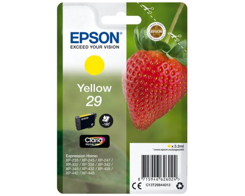 TINTA EPSON C13T29844012 Nº 29 AMARILLO