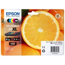 TINTA EPSON C13T33574010 Nº 33XL PACK MULTICOLOR