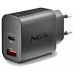 NGS CARGADOR GAN ULTRARAPIDO 20W USB-C+ USB-A