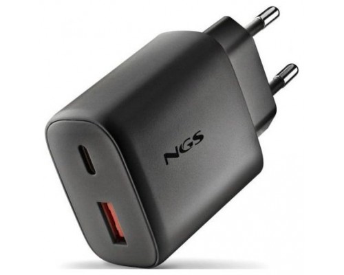 NGS CARGADOR GAN ULTRARAPIDO 45W USB-C+ USB-A