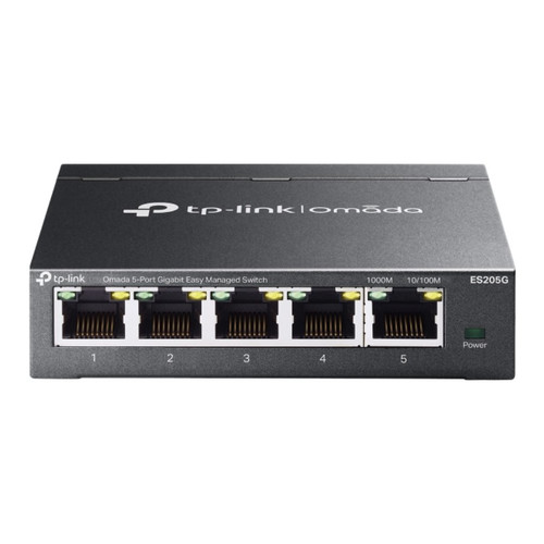 SWITCH GESTIONABLE TP-LINK ES205G OMADA 5x RJ45 1Gb-SX30 SWITCH GESTIONABLE TP-LINK ES205G OMADA 5x RJ45 1Gb