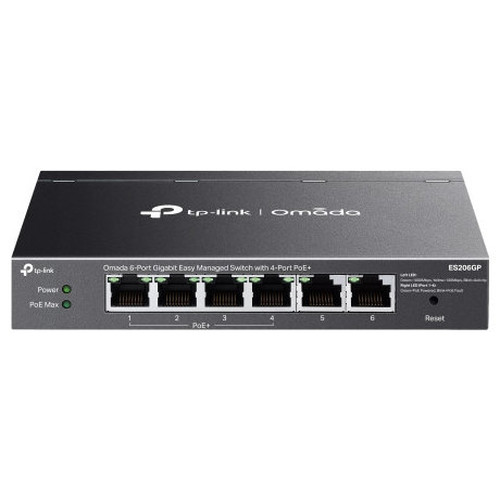 TP-Link Omada ES206GP. Tipo de interruptor:-HO30 TP-Link Omada ES206GP. Tipo de interruptor: