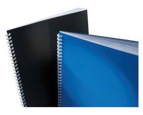 CAJA DE 100 CUBIERTAS POLIPROPILENO FORMATO A4 DE 500 MICRAS COLOR NEGRO GBC ESP425504 (Espera 4 dias)