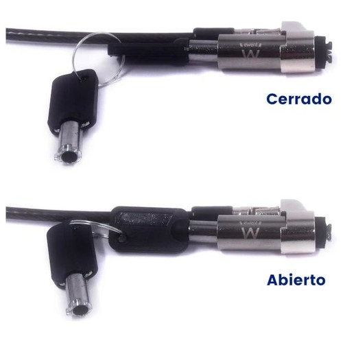 EWENT Cable Seguridad Nano con Llave-IA40 EWENT Cable Seguridad Nano con Llave
