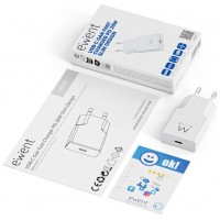 EWENT EW1310 Cargador rápido USB-C 20W Tec.Ganfast-IA35 EWENT EW1310 Cargador rápido USB-C 20W Tec.Ganfast