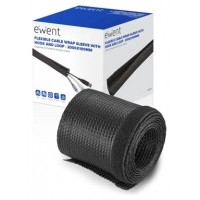 Ewent EW1558 organizador de cables Universal Pasacables Negro 1 pieza(s) (Espera 4 dias)
