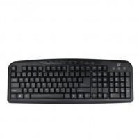 TECLADO USB EWENT MULIMEDIA PORTUGUES NEGRO