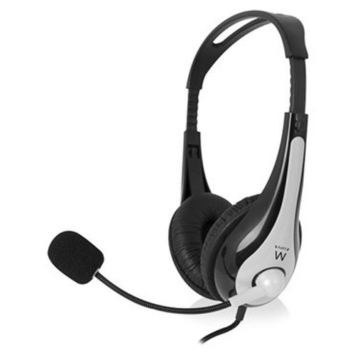 EWENT EW3562 Auriculares + Micrófono Stéreo negro-IA30 EWENT EW3562 Auriculares + Micrófono Stéreo negro