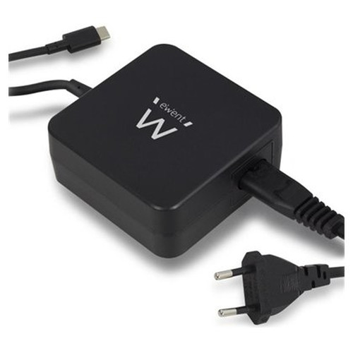 CARGADOR PORTATIL EWENT USB-C 65W NEGRO-SX35 CARGADOR PORTATIL EWENT USB-C 65W NEGRO