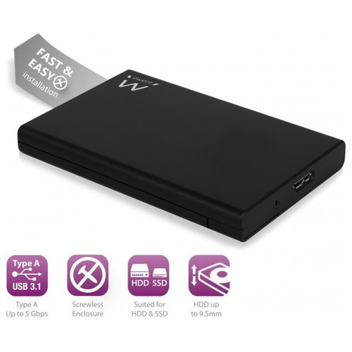 CARCASA HDD EWENT EW7044 2.5" NEGRA-SX30 CARCASA HDD EWENT EW7044 2.5" NEGRA