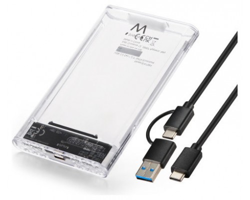 Ewent EW7064 caja para disco duro externo Caja externa para unidad de estado sólido (SSD) Transparente 2.5" (Espera 4 dias)