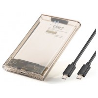 Ewent EW7068 caja para disco duro externo Caja externa para unidad de estado sólido (SSD) Transparente 2.5" (Espera 4 dias)