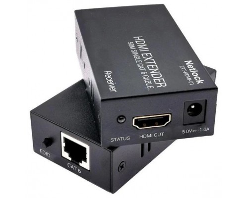 Netlock Extensor HDMI por RJ45 CAT.6 hasta 50mt.