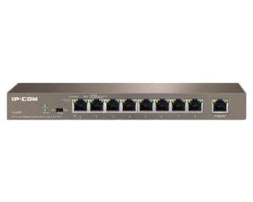 IP-COM Networks F1110P-8-102W switch Fast Ethernet (10/100) Negro Energía sobre Ethernet (PoE) (Espera 4 dias)