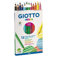 GIOTTO C.12 LAPICES MEGA COLORES SURTIDOS
