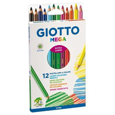 GIOTTO C.12 LAPICES MEGA COLORES SURTIDOS