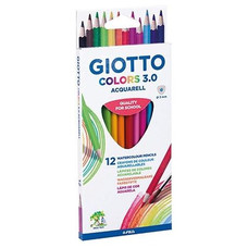 GIOTTO C.12 LAPICES ACUARELABLES COLORS AQUARELL COLORES SURTIDOS