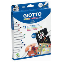 GIOTTO C.12 ROTULADORES DECOR MATERIALS COLORES SURTIDOS-IR25 GIOTTO C.12 ROTULADORES DECOR MATERIALS COLORES SURTIDOS