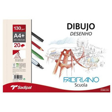 FABRIANO C.250 LAMINAS DIBUJO 130G A4-IR50 FABRIANO C.250 LAMINAS DIBUJO 130G A4