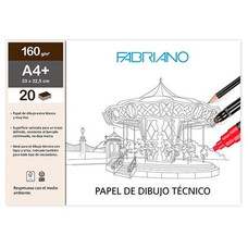 FABRIANO PAQ.10 LAMINAS DIBUJO LINEAL 160G A4-IR49 FABRIANO PAQ.10 LAMINAS DIBUJO LINEAL 160G A4