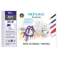 FABRIANO BLOC MICROPERFORADO DIBUJO Y PINTURA 20H 160G A4+-IR30 FABRIANO BLOC MICROPERFORADO DIBUJO Y PINTURA 20H 160G A4+