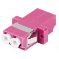 ADAPTADOR FIBRA OPTICA LANBERG MULTI LC/UPC DUPLEX OM4