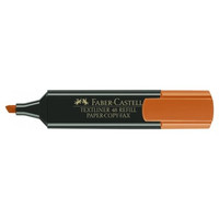 Faber-Castell Marcador fluorescente Texliner 48 - Punta biselada - Trazo 1 mm a 5 mm - Color naranja-IR32 Faber-Castell Marcador fluorescente Texliner 48 - Punta biselada - Trazo 1 mm a 5 mm - Color naranja
