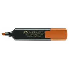 Faber-Castell Marcador fluorescente Texliner 48 - Punta biselada - Trazo 1 mm a 5 mm - Color naranja-IR32 Faber-Castell Marcador fluorescente Texliner 48 - Punta biselada - Trazo 1 mm a 5 mm - Color naranja