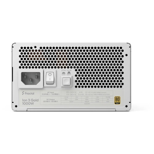 FRACTAL DESIGN FUENTE DE ALIMENTACION ION 3 80+ GOLD BLANCA (FD-P-IA3G-101) (Espera 4 dias)
