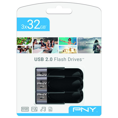 MEMORIA USB 2.0 PNY 3x32GB ATTACHE4 PACK-SX60 MEMORIA USB 2.0 PNY 3x32GB ATTACHE4 PACK