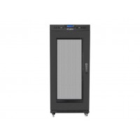 ARMARIO LANBERG RACK 19" 15U 800X1000 FLAT PACK NEGRO PUERTA MALLA CON LCD