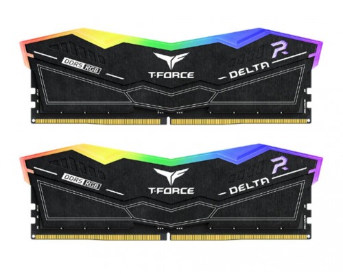 DDR5 TEAMGROUP T-FORCE DELTA RGB 16GB X2 6000 NEGRO