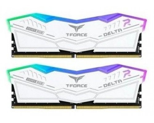 DDR5 TEAMGROUP T-FORCE DELTA RGB 16GB X2 6000 BLANCO