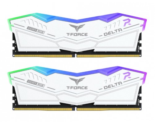 DDR5 TEAMGROUP T-FORCE DELTA RGB 16GB X2 6000 BLANCO