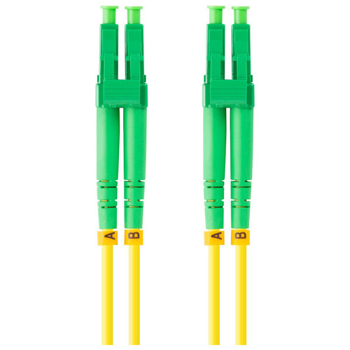 CABLE DE FIBRAOPTICA LANBERG 2M MONO LC/APC-LC/APC DUPLEX G657A1 LSZH AMARILL