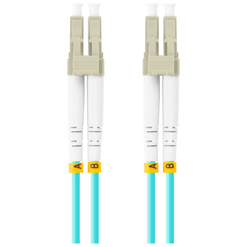 CABLE DE FIBRAOPTICA LANBERG 3M MULTI LC/UPC-LC/UPC DUPLEX OM3 50/125 LSZH  AZUL