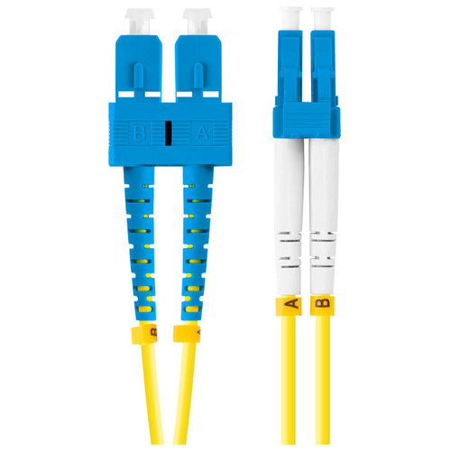 CABLE FIBRA OPTICA LANBERG 5M MONO SC/UPC-LC/UPC DUPLEX LSZH G657A1 3.0MM YELLOW-SX29 CABLE FIBRA OPTICA LANBERG 5M MONO SC/UPC-LC/UPC DUPLEX LSZH G657A1 3.0MM YELLOW