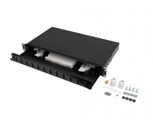 PATCH PANEL LANBERG 1U 19" FIBRA OPTICA 12 PTS SC DUPLEX O 12 LC QUAD BK+ACC-SX40 PATCH PANEL LANBERG 1U 19" FIBRA OPTICA 12 PTS SC DUPLEX O 12 LC QUAD BK+ACC