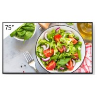 Sony FW-75BZ35L pantalla de señalización Pantalla plana para señalización digital 190,5 cm (75") LCD Wifi 550 cd / m² 4K Ultra HD Negro Android 24/7 (Espera 4 dias)